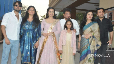 WATCH: Shraddha Kapoor attends grandfather's birth anniversary with family; fans go crazy over her desi look