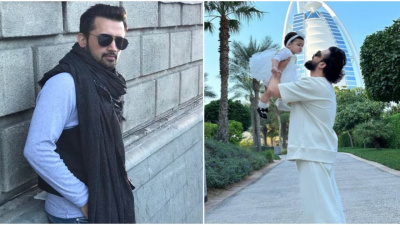 PICS: Atif Aslam REVEALS daughter Haleema’s face on her first birthday, shares ‘unconditional’ love in post