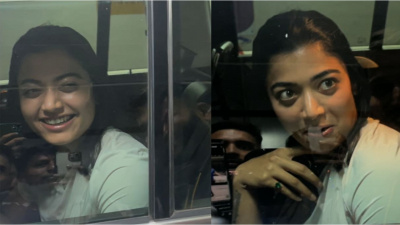 VIDEO: Rashmika Mandanna's reaction to paparazzo’s imitation of Allu Arjun's viral Pushpa hook step is unmissable 