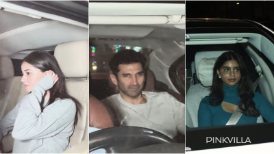 WATCH: Ananya Panday-Aditya Roy Kapur, Suhana Khan-Aryan Khan and more grace Shah Rukh Khan's Dunki screening