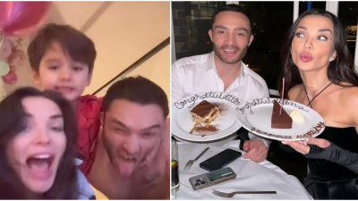 WATCH: Amy Jackson celebrates birthday with fiancé Ed Westwick and son; dances, enjoys her heart out