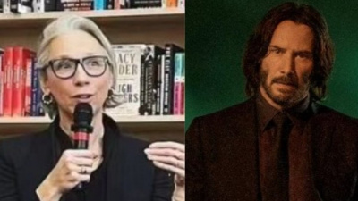 'He's such an inspiration to me': Alexandra Grant calls Keanu Reeves 'kind, very high-level person' while talking about her art