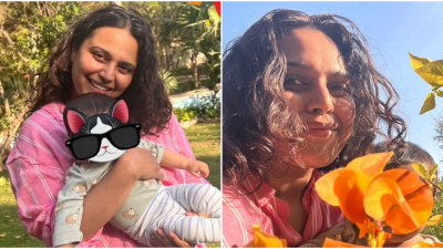 Swara Bhasker drops happy PICS with daughter Raabiyaa as she turns six months old