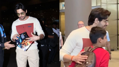 WATCH: Yodha star Sidharth Malhotra gifts THIS to his little fan at Mumbai airport; proof he is kind-hearted