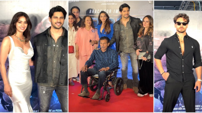 Yodha Screening: Sidharth Malhotra-Kiara Advani arrive with family; Tiger Shroff, Disha Patani, Karan Johar dazzle in style