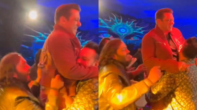 Anant Ambani requests Salman Khan's bodyguard Shera to lift superstar as Akon performs; WATCH adorable video