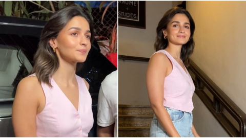 Alia Bhatt poses with her TIME 100 Impact award, keeps maternity fashion  game strong