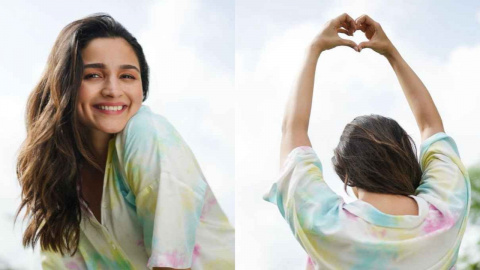 Alia Bhatt flaunts her love for tie-dye in comfortable buttoned-up shirt  and matching pants | PINKVILLA