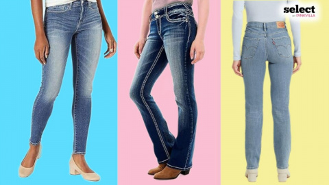 Front-slit semi-flared jegging, Hue, Shop Women's Leggings & Jeggings  Online