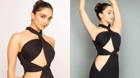 Kiara Advani dazzles in a jaw-dropping black cut-out dress; a showstopper look | PINKVILLA