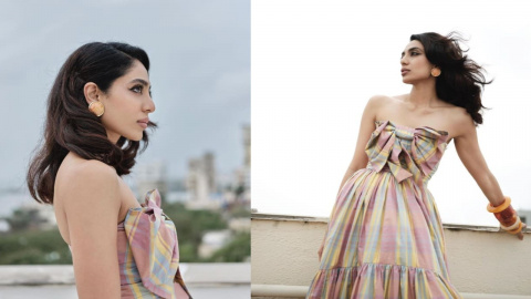 Sobhita Dhulipala's strapless bow dress is both bold and edgy; perfect for  work to date night out | PINKVILLA