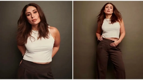 Kareena Kapoor in Fear of God outfit and Christian Louboutin pumps is the on -fleek Saturday chic | PINKVILLA