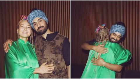 Sia and Dilijit Dosanjh have teamed up for Hass Hass giving punjabi mu