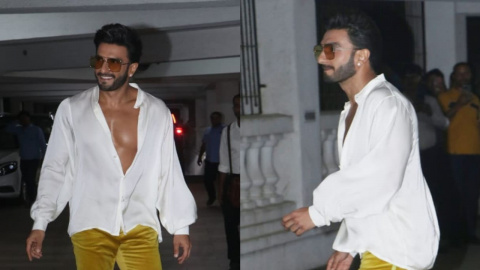 Ranveer Singh unleashes his inner style icon in mustard yellow pants,  owning the look with confidence | PINKVILLA