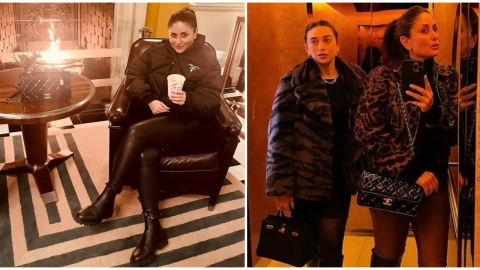 Kareena Kapoor Khan proves her Chanel sling bag fits well in her