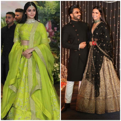Rani Mukerji is a vision in black Sabyasachi saree