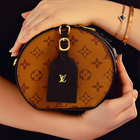 NEW FASHION] Louis Vuitton Black Brown Premium Luxury Brand T