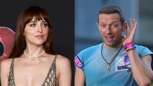 Dakota Johnson Shares Kiss With Materialists Co-Star As Chris Martin Drops  Surprise Shout-Out Amid Break Up Rumors | PINKVILLA