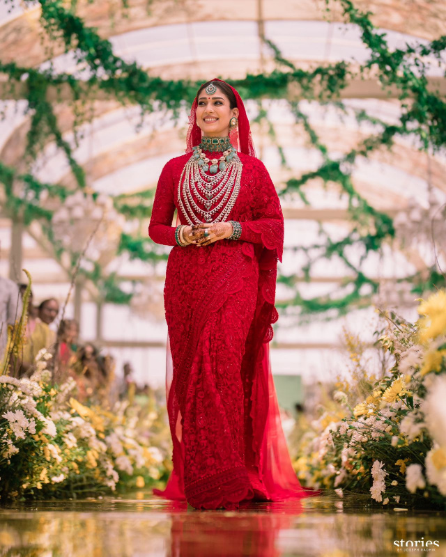 Priyanka Chopra's Red Wedding Gown For Indian Ceremony Marrying