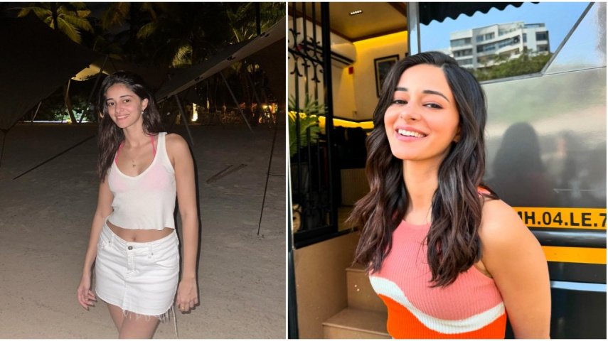 Ananya Panday shares PICS showing her happiest moments from beach and sets; fans are in love with her smile