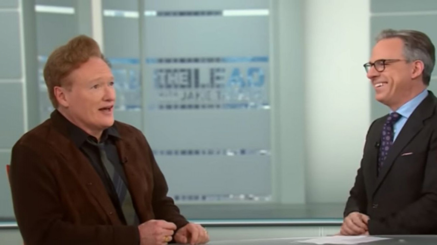 Conan O’Brien with Jake Tapper on CNN - (Youtube/ CNN) 