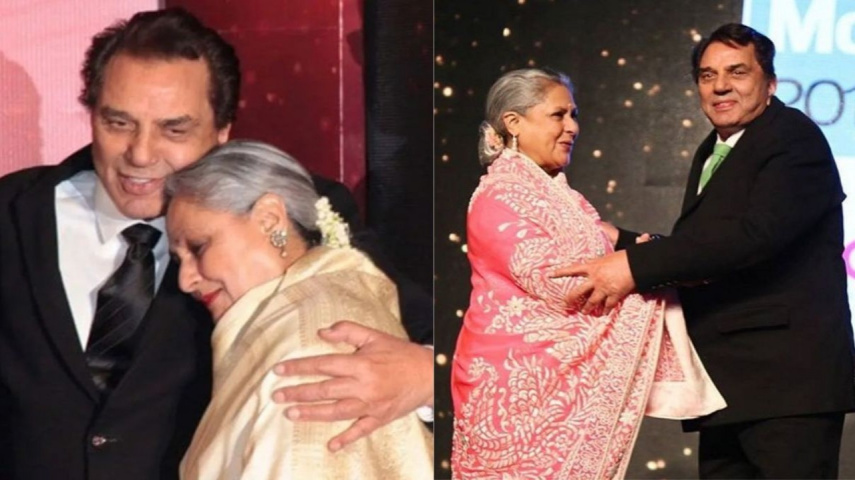 Throwback to the time when Jaya Bachchan confessed having a huge crush on Dharmendra (Twitter/FilmHistoryPic)