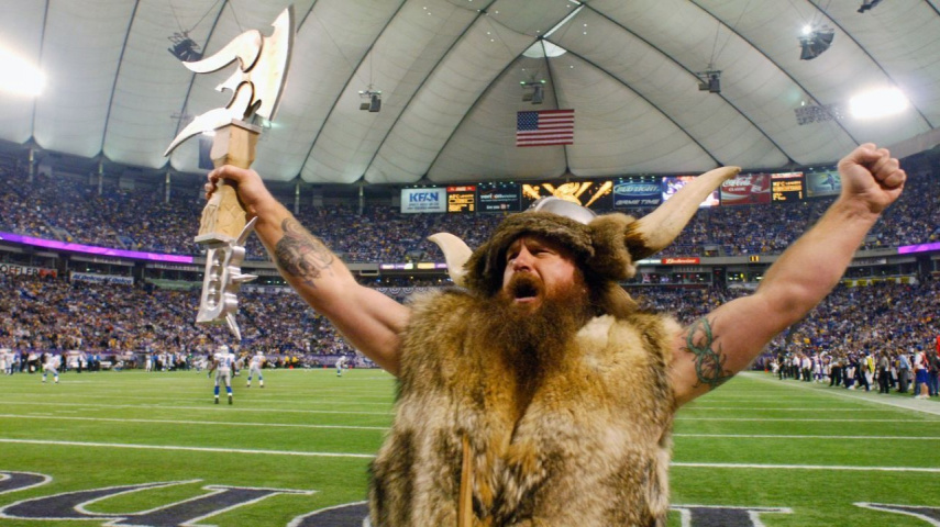 Ragnar the NFL team Minnesota Vikings Mascot [Credit-Getty]