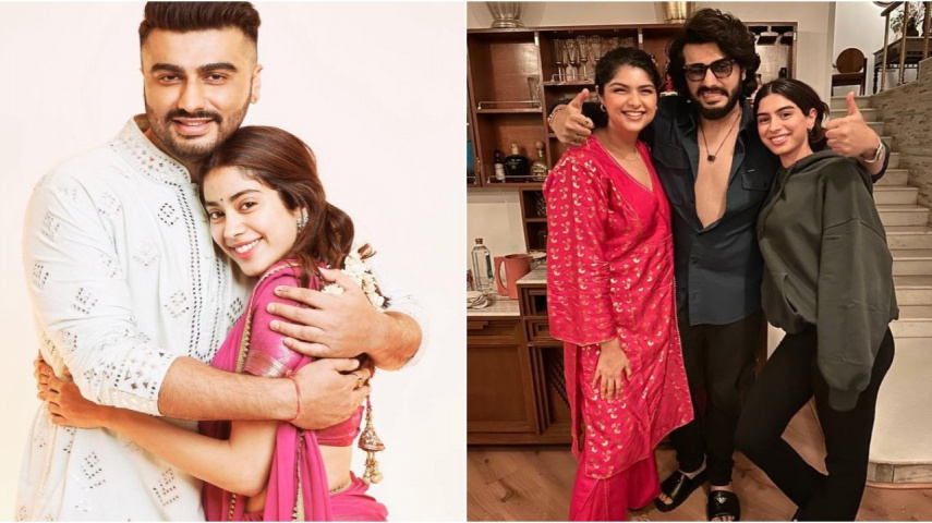 KWK 8: Janhvi Kapoor-Khushi Kapoor credit half-siblings Arjun-Anshula for helping them 'hold everything together'