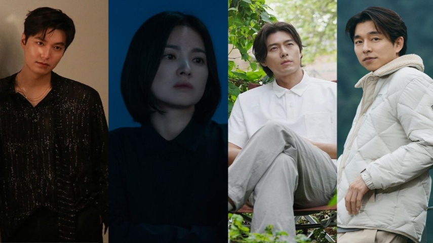 Lee Min Ho (MYM Entertainment), Song Hye Kyo (Netflix), Hyun Bin (VAST Entertainment), Gong Yoo (Mangement SOOP)
