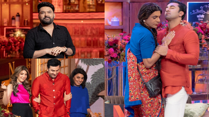 Kapil Sharma, Ranbir Kapoor, Neetu Kapoor, Riddhima Kapoor Sahni, Sunil Grover, The Great Indian Kapil Show