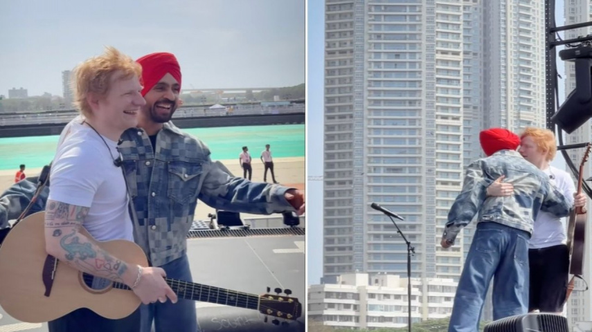 Diljit Dosanjh opens up on performing with Ed Sheeran in Mumbai; says, 'He is such a giving artiste'