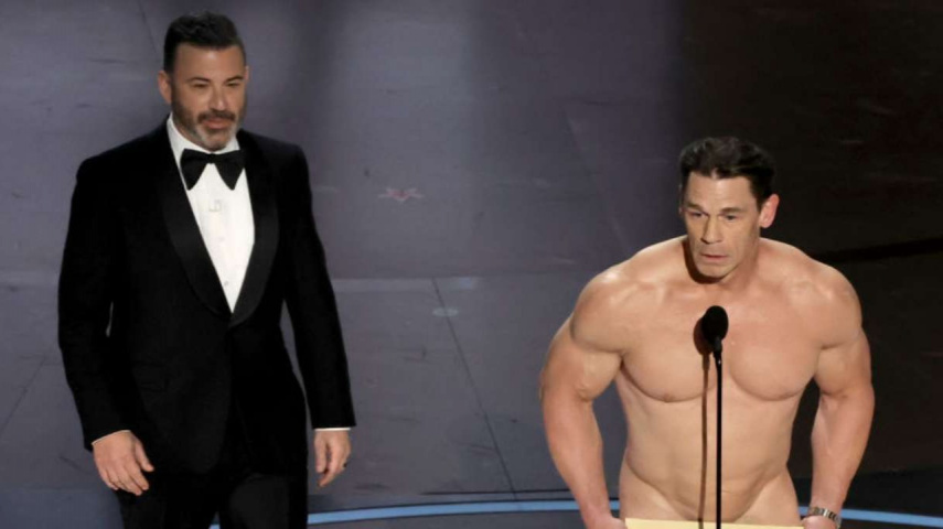 John Cena was seen half-naked on the stage of Oscars 2024