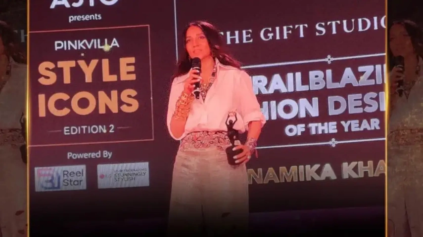 Pinkvilla Style Icons 2: Anamika Khanna won The Gift Studio presents Trailblazing Fashion Designer Of The Year