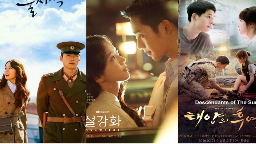  Crash Landing On You (tvN), Snowdrop (Disney+), Descendants of the Sun (KBS)
