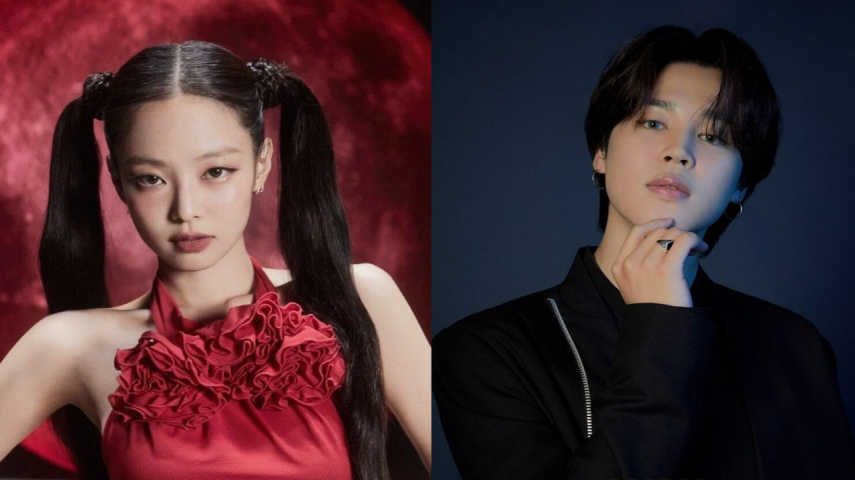 BLACKPINK's Jennie and BTS' Jimin; Image Courtesy: YG Entertainment, HYBE Labels