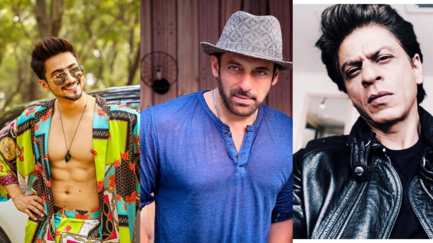 PC: Faisal Shaikh, Salman Khan and Shah Rukh Khan (Instagram)