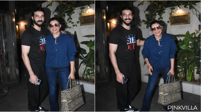 WATCH: Sushmita Sen and ex-beau Rohman Shawl are all smiles as they step out together