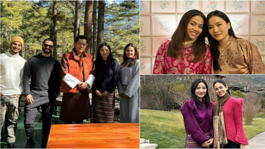 Shahid Kapoor-Mira Rajput, Ishaan meet King and Queen of Bhutan during their trip; PICS