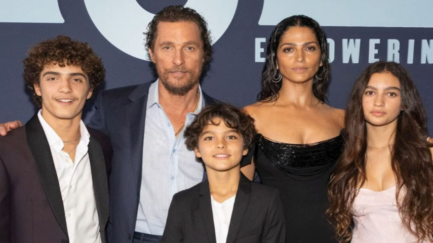 Matthew McConaughey And Family Attend Event For Non-Profit Organization