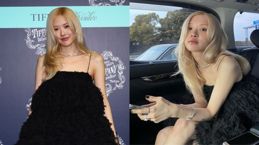 Rosé: Image from Getty Images and Rosé's Instagram