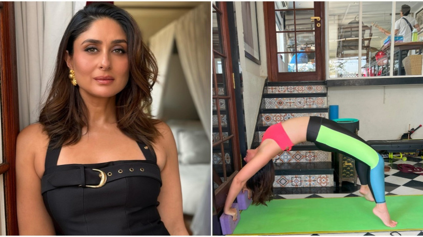 Crew star Kareena Kapoor drops PIC from yoga session; fans think Ibrahim Ali Khan is playing guitar in backdrop