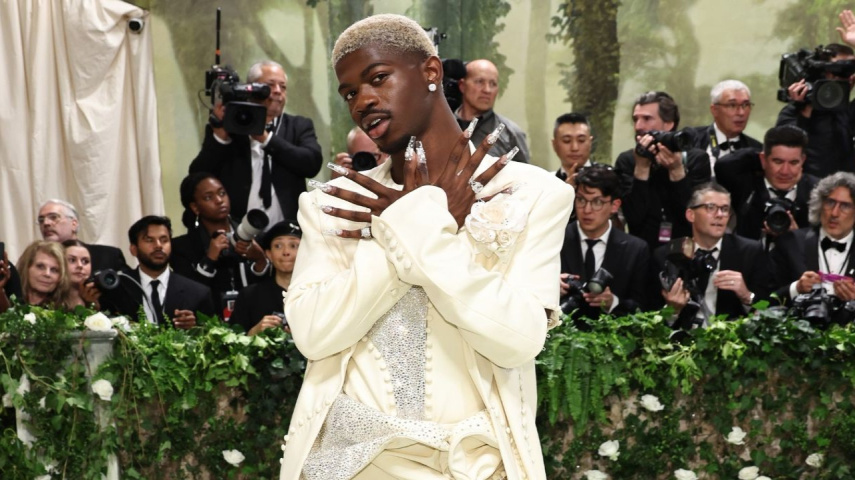 Lil Nas X at the Met Gala 2024 via Getty Images