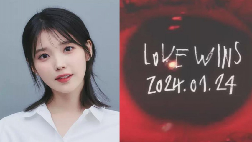 IU, and her song Love Wins' teaser snippet; Image Credit: EDAM (Kakao), IU's Youtube channel