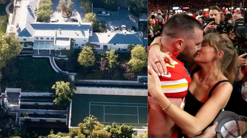 Travis Kelce and Taylor Swift's Beverly Hills Hideaway