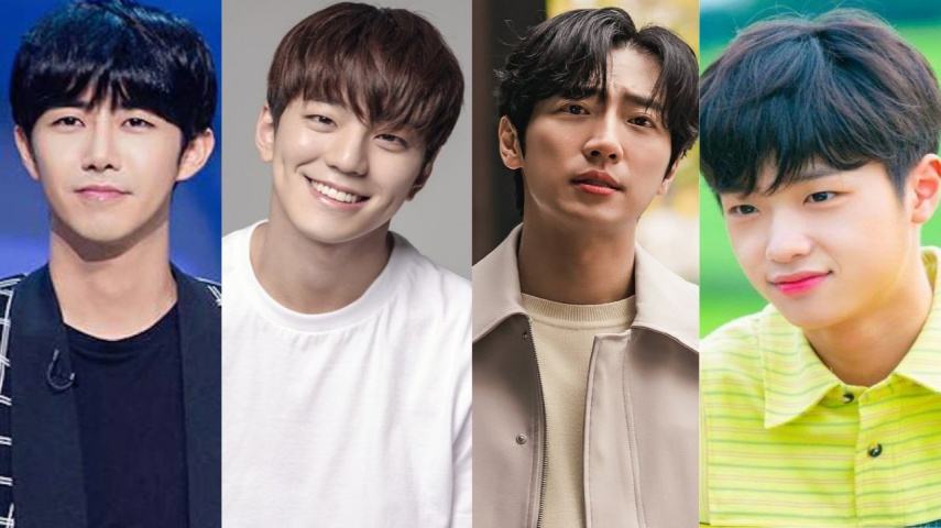 ZE:A's Kwanghee, Kim Min Kyu, Lee Sang Yeob, and MIRAE’s Son Dong Pyo; Image Credit: Star Empire, Companion Company, KBS2, DSP Media 
