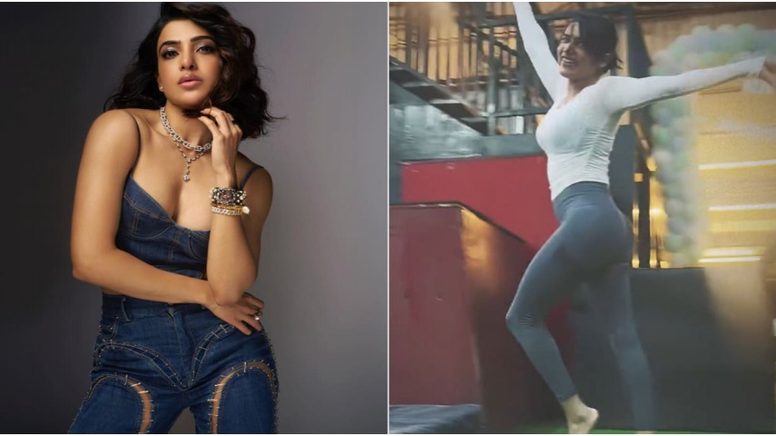 VIDEO: Samantha Ruth Prabhu flaunts her acrobatic talents with parkour