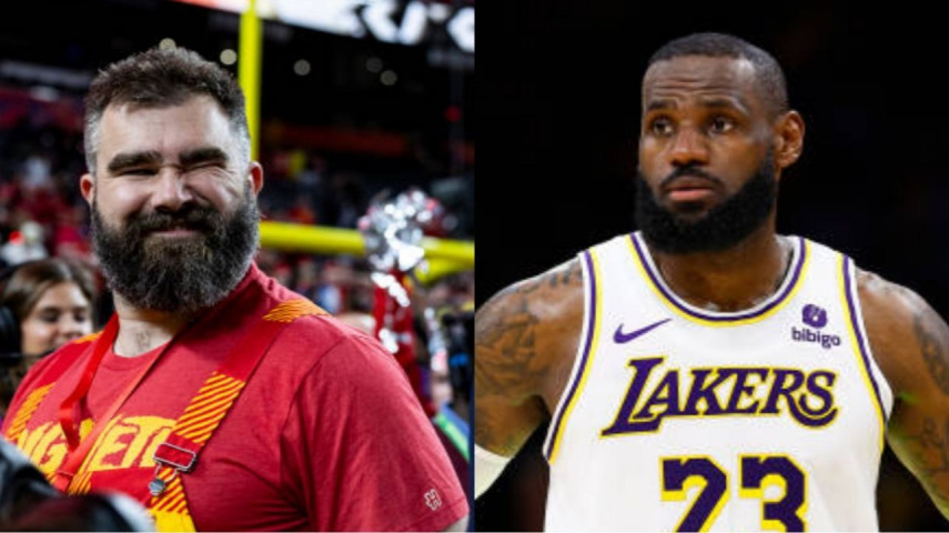 Jason Kelce Claims LeBron James Would Be ‘Greatest Red Zone Threat in the NFL’