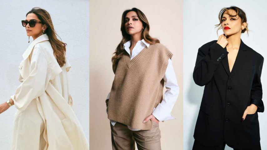 Deepika Padukone, Louis Vuitton, Oversized, loose, androgynous, style,  fashion