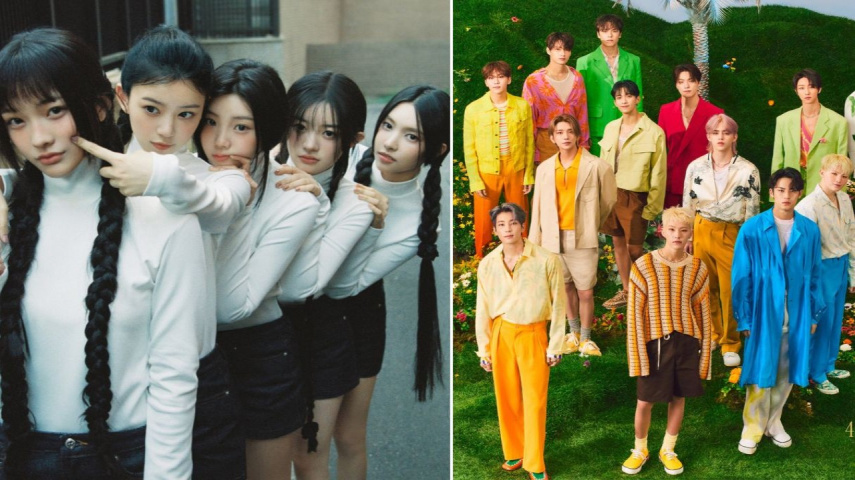 ILLIT: courtesy of BELIFT LAB, SEVENTEEN: courtesy of Pledis Leisure
