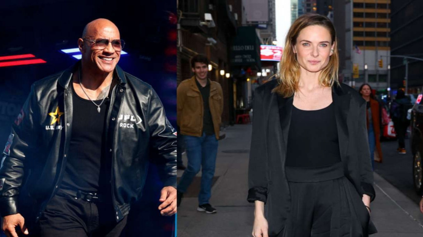The Rock came out in support of actor Rebecca Fergusson 